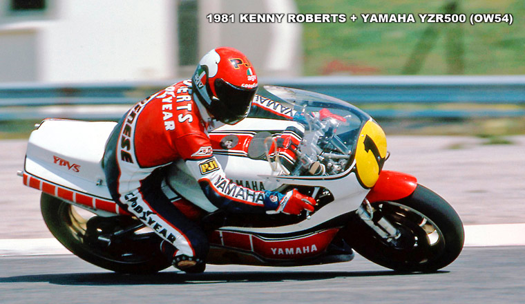 King Kenny Roberts 1981 yzr500 ow54
