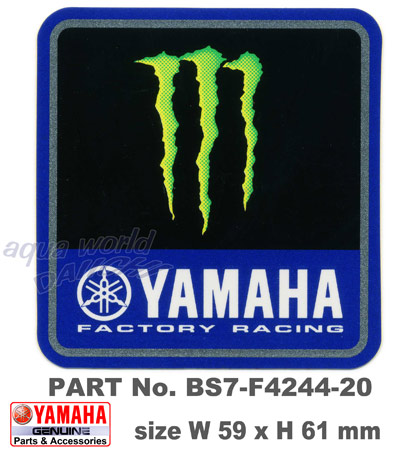 MONSTER ENERGY YAMAHA ステッカー BS7-F4244-20
